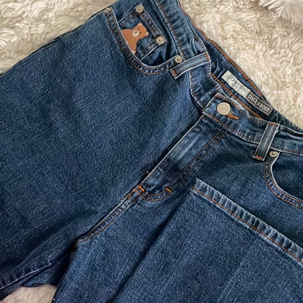 Teddy Bear High Rise Bootcut Jeans